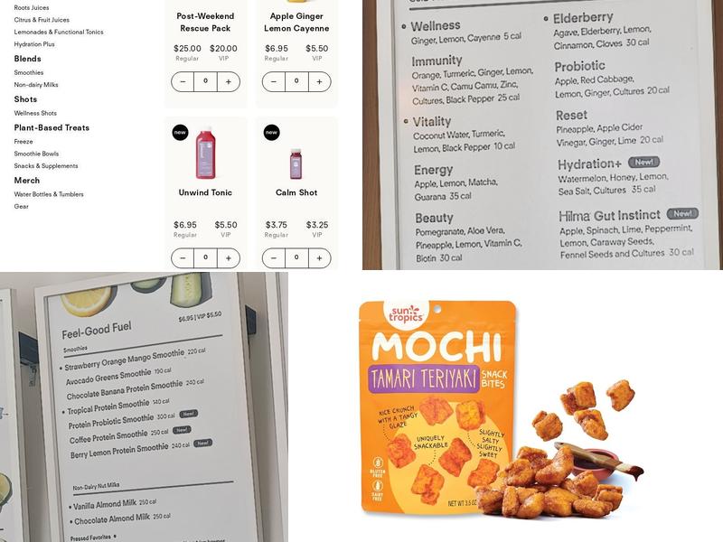 Pressed Juicery Menu