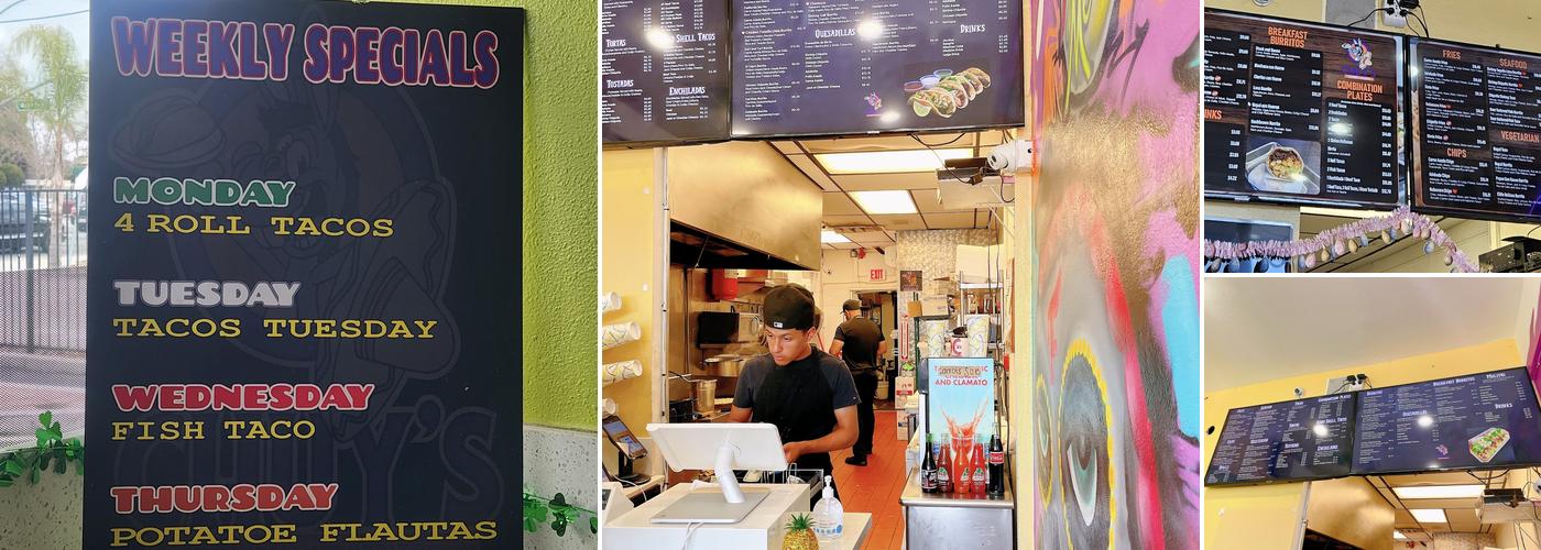 Chuy's Taquería y Burritos Menu