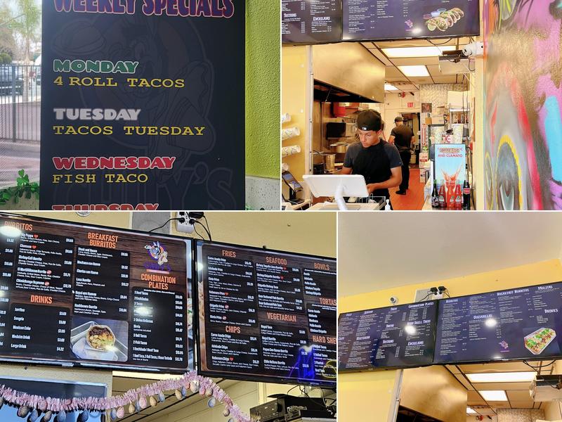 Chuy's Taquería y Burritos Menu