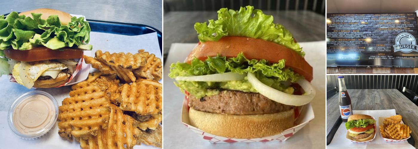 Hole in the Wall Burger Menu