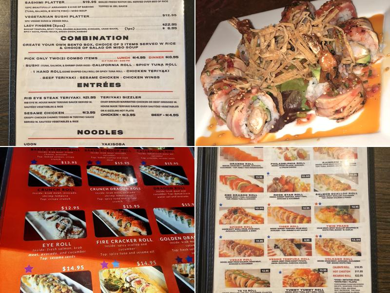 Samurai Sushi Bar Menu