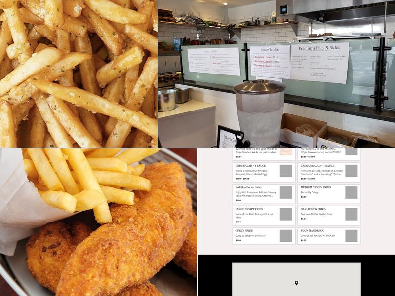 Tender Tenders Menu
