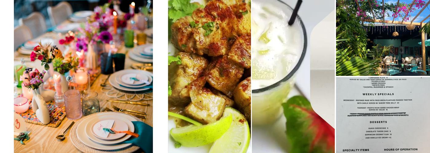 The Empanada Lady Restaurant and Lounge Menu