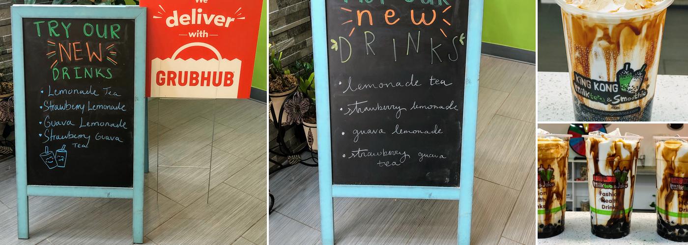 King Kong Milktea and Smoothie - Fusion Kitchen Menu