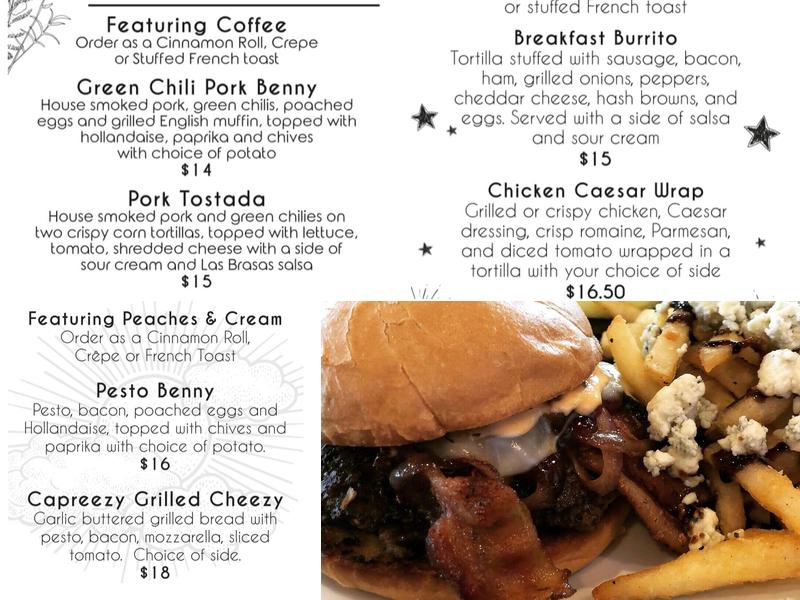 Belle’s Brunch House Menu