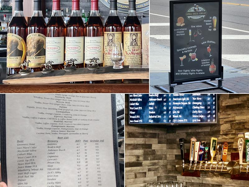 Seneca Cheese Company - Whiskey & Cocktail Bar Menu