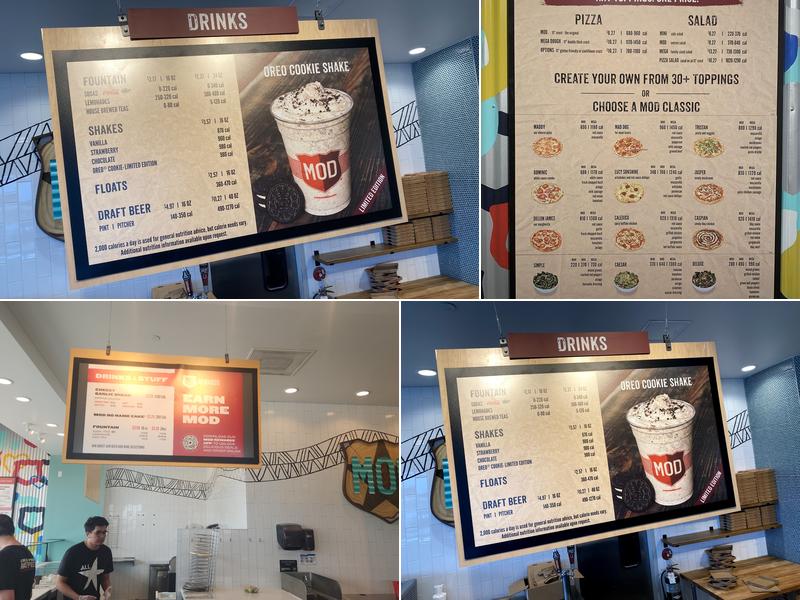 MOD Pizza Menu