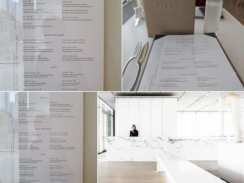 Terzo Piano Menu