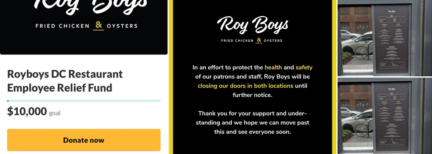 Roy Boys Menu