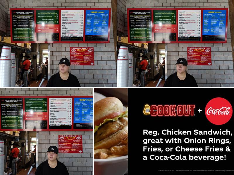 Cook Out Menu