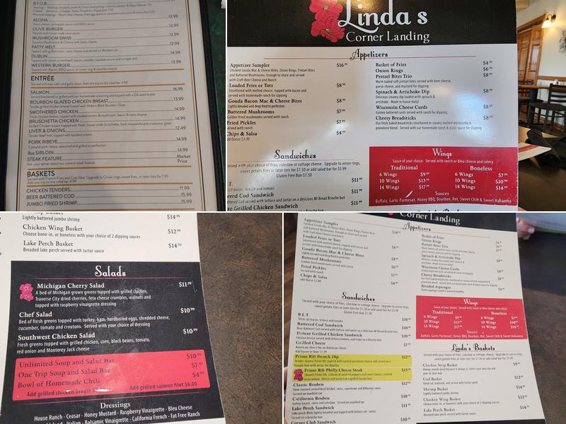 Corner Landing Menu