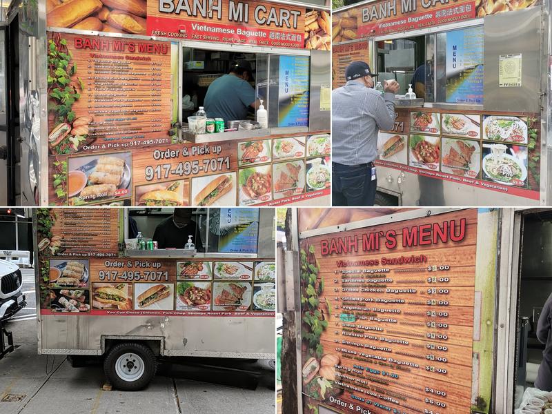 Banh Mi Cart Menu
