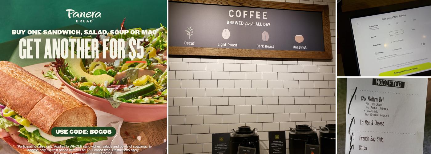 Panera Bread Menu