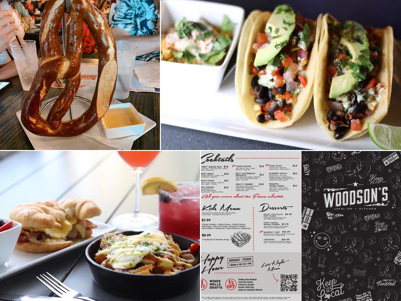 Woodson's Local Tap + Kitchen (Grand Parkway) Menu