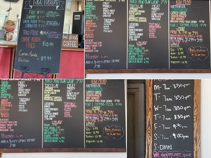 Campo Cafe Menu