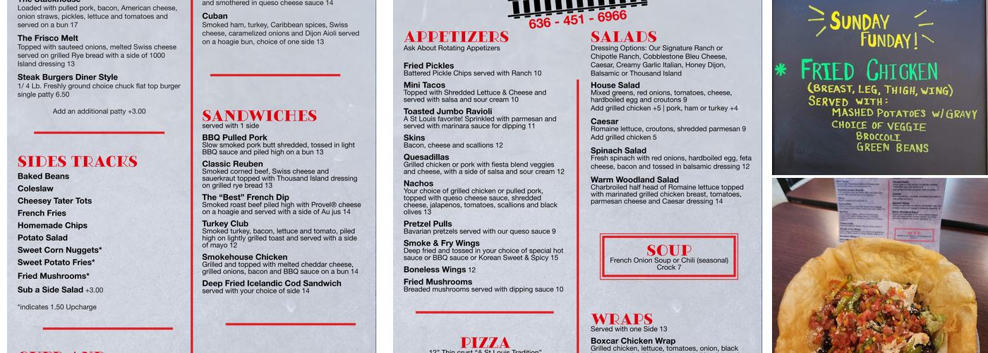 Coal Fire Grill & Tap Menu