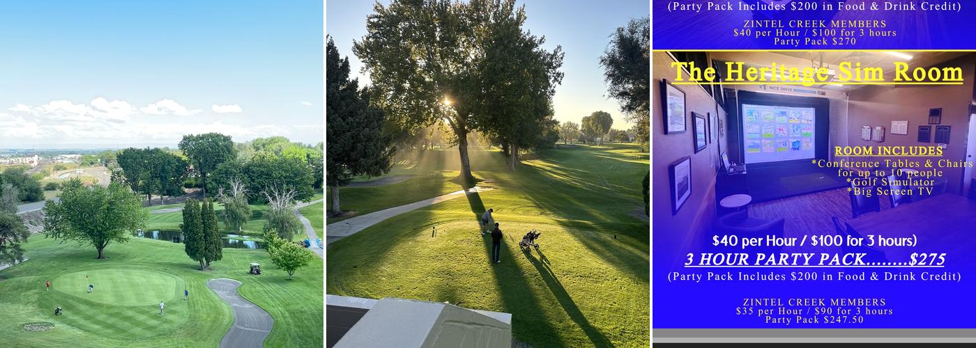 Zintel Creek golf course Menu