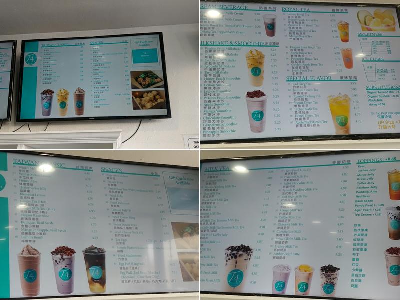 T4 Menu