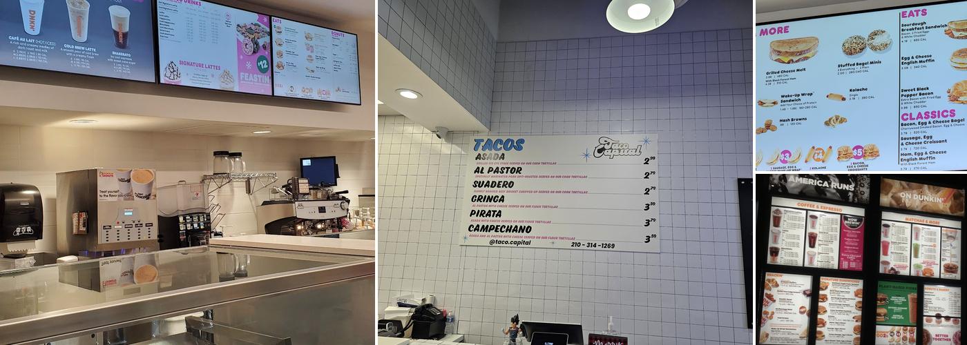 Dunkin' Menu