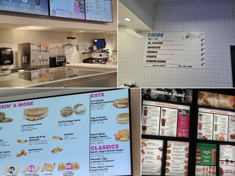 Dunkin' Menu