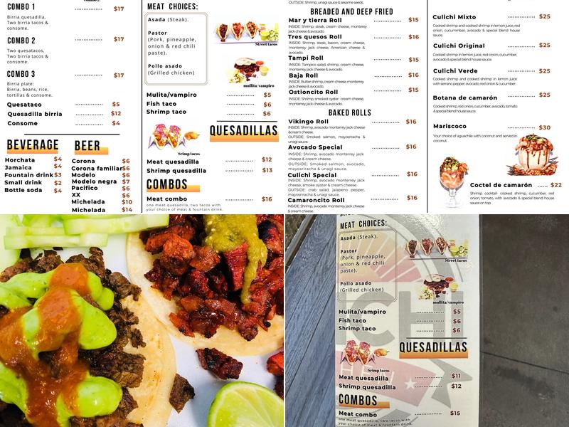 Culichi Kitchen Orem Menu