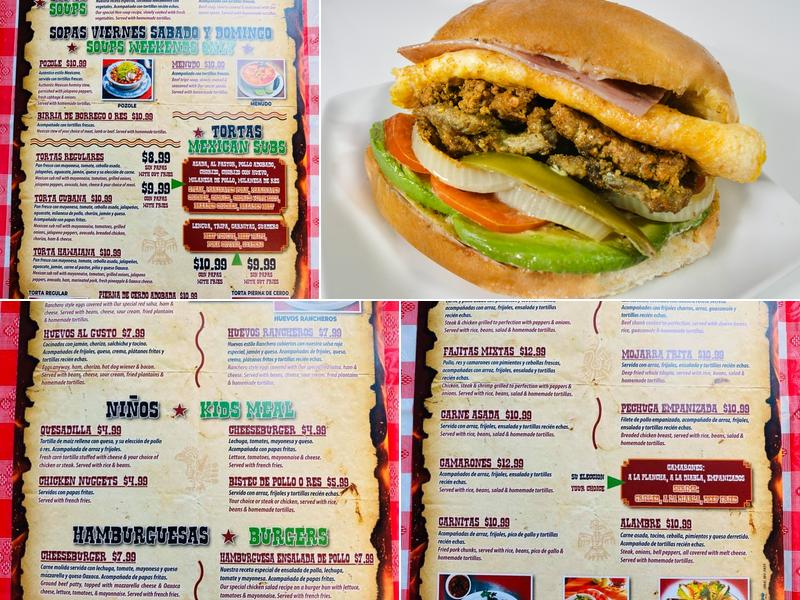 Taqueria Isabel Food Truck Menu