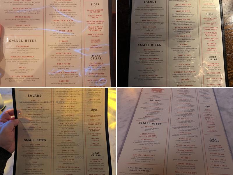 The Lost Fire Menu