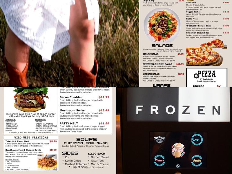 Hurricane Creek Saloon Menu