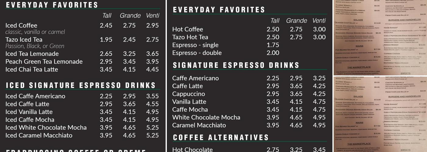 Altitude Restaurant & Lounge Menu