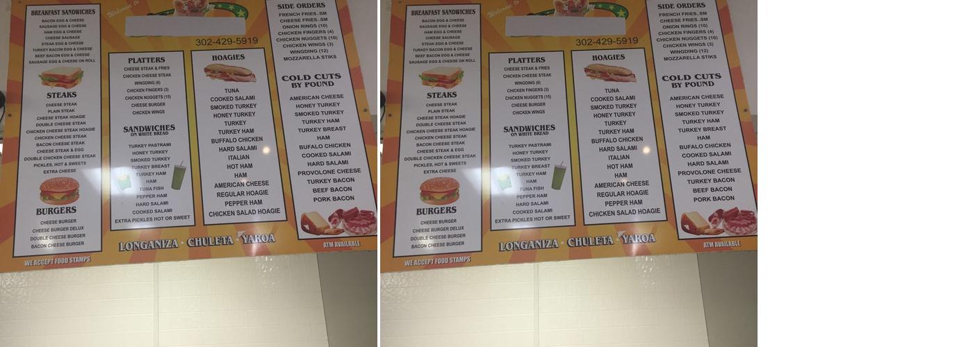 Mama Juana Grocery Menu