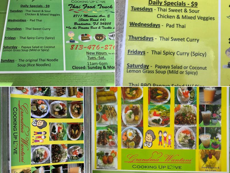 Grandma Wan Thai Mix Kitchen Menu