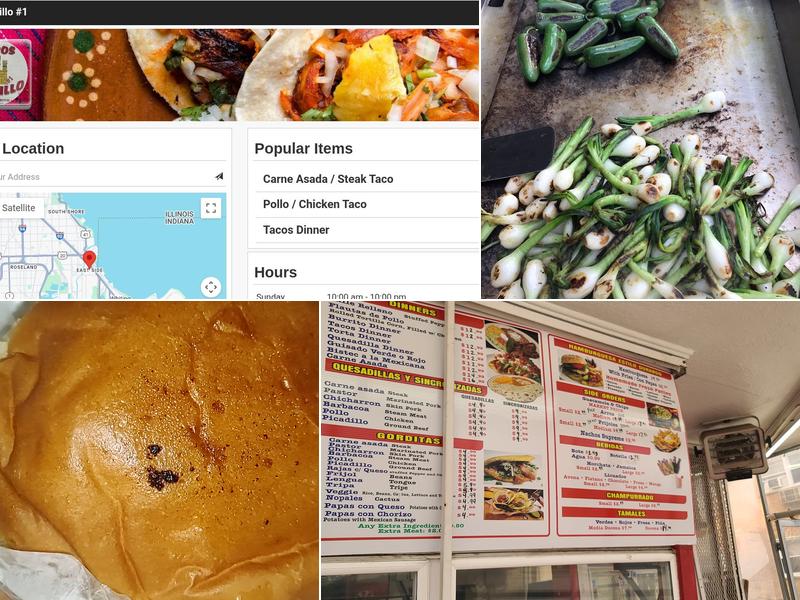 Tacos Castillo #1 Menu