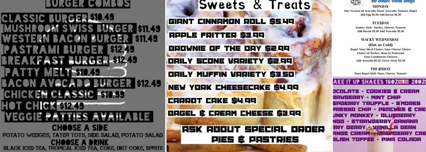 Common Grounds Menu