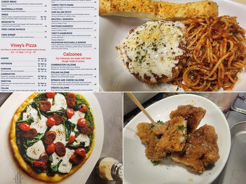 Viney's Italian Kitchen Menu