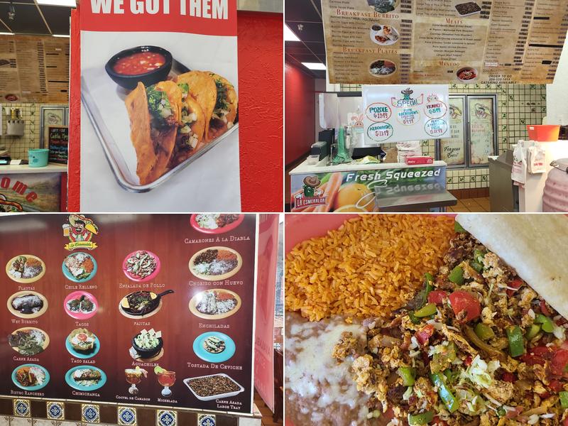 Taqueria La Esmeralda Menu