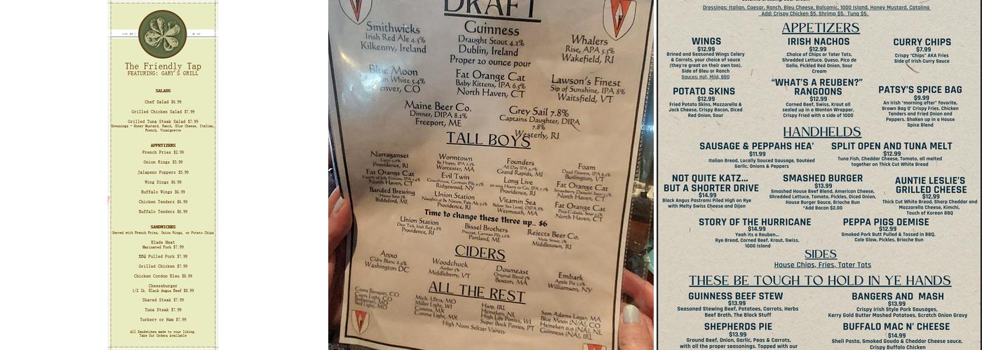The Tap Menu