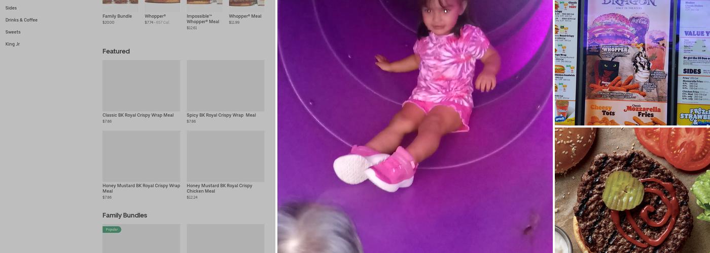 Burger King Menu