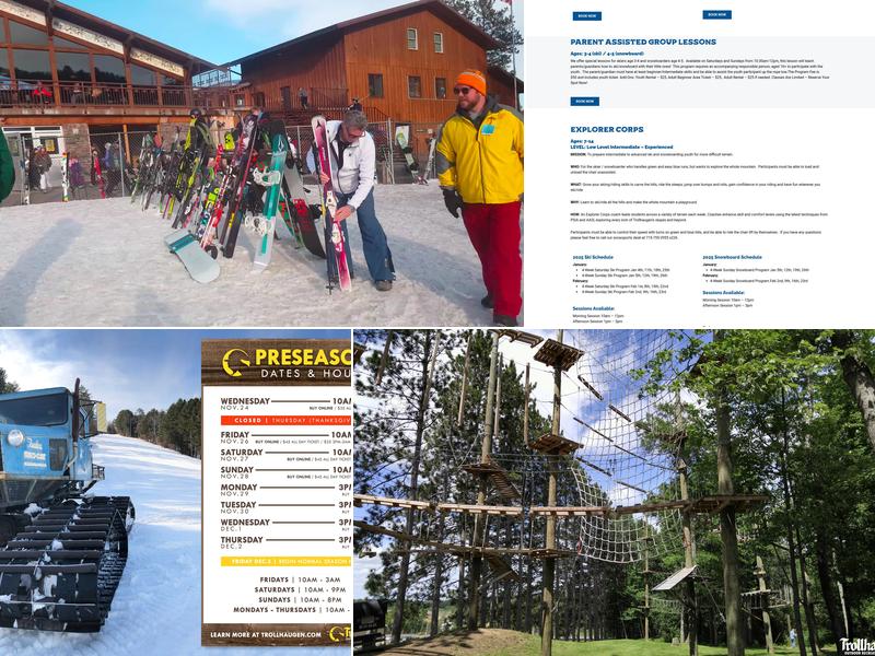 Trollhaugen Ski Area Menu