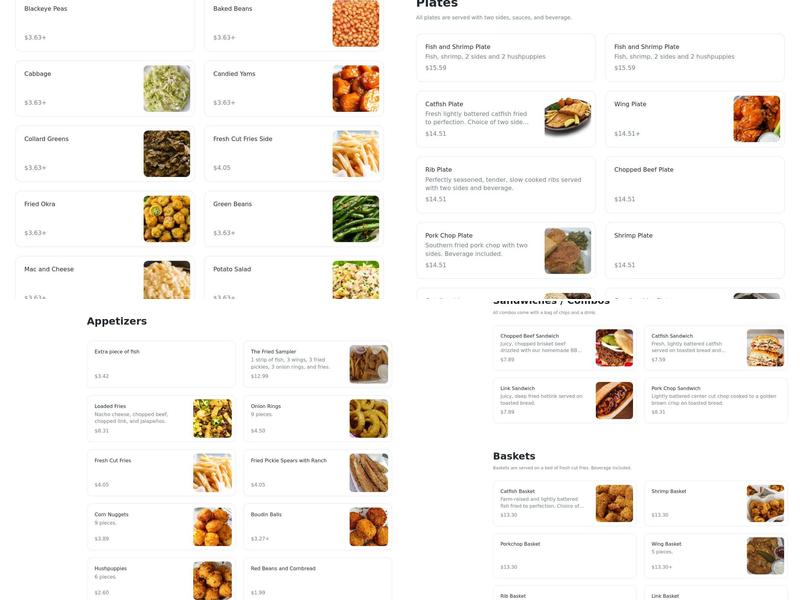 Clara's Kitchen Menu