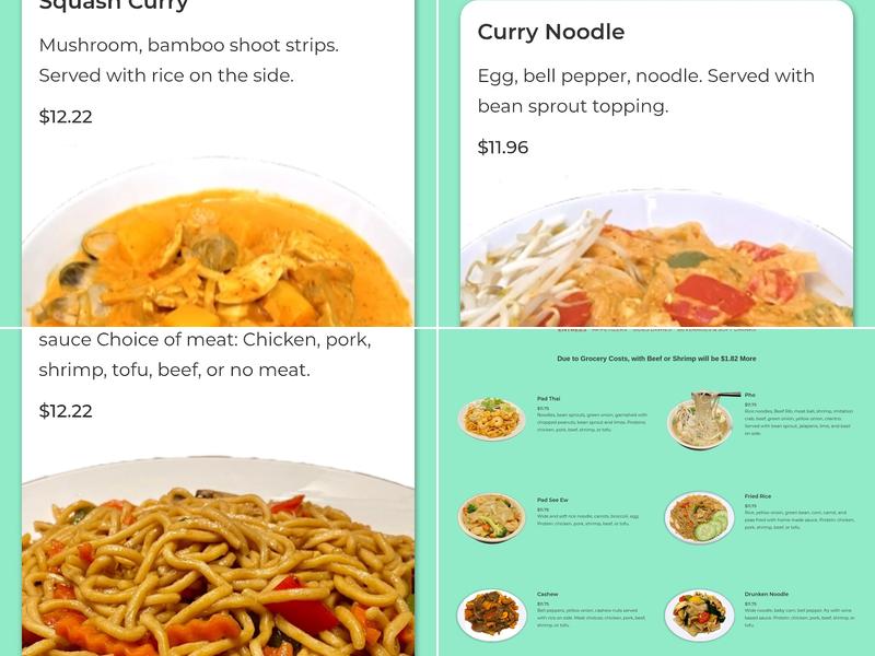 Dan's Kitchen Menu