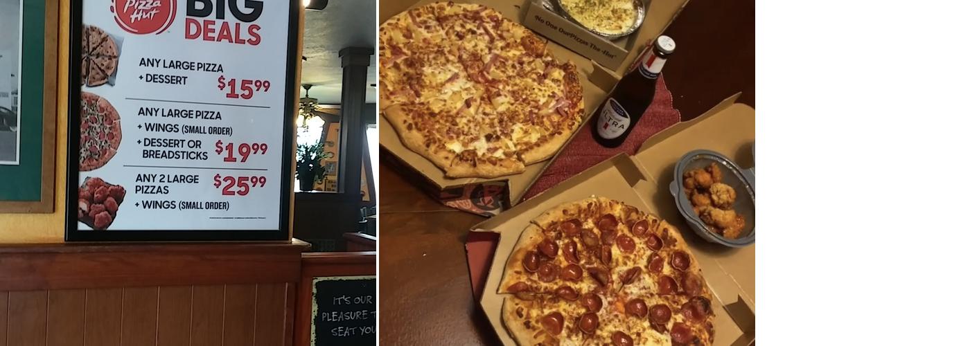 Pizza Hut Menu