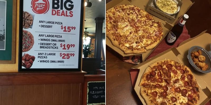 Pizza Hut Menu