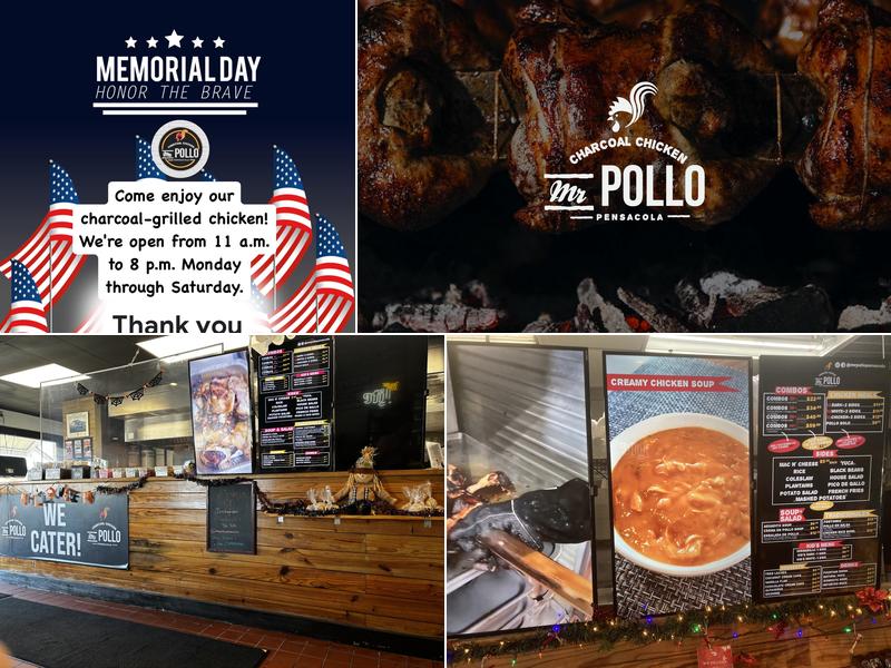 Mr. Pollo Pensacola Menu
