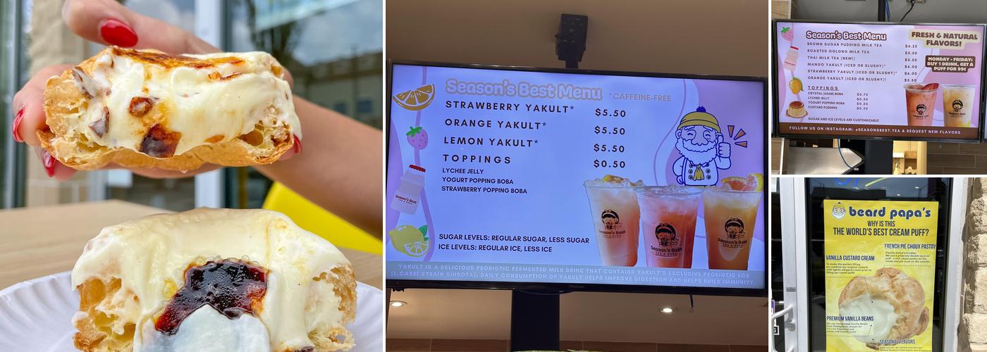 Beard Papa’s Peachtree Corners Menu