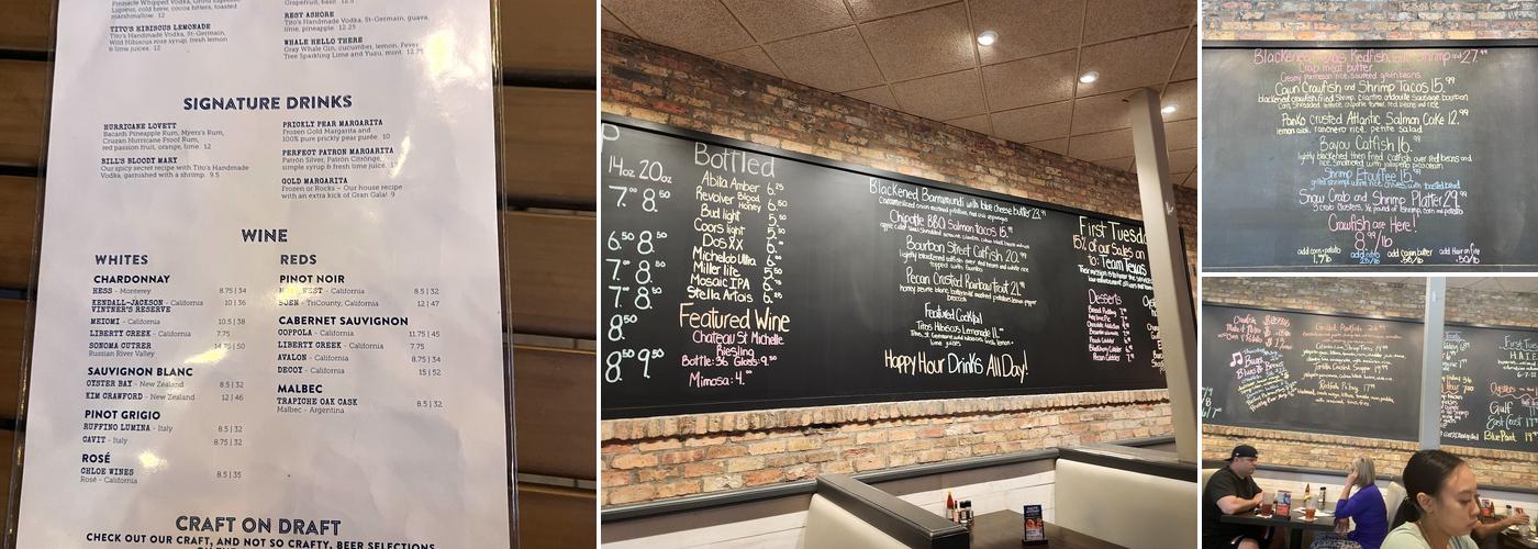 Fish City Grill Menu