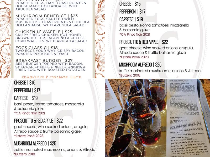 The Bistro at Flat Creek Estate Menu
