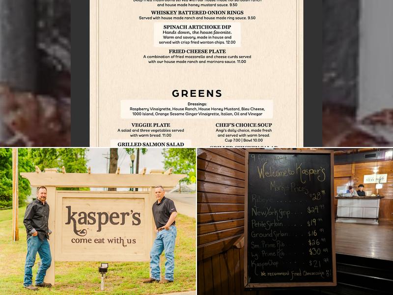 Kasper’s Menu
