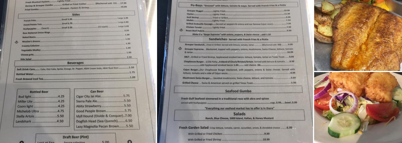 Maria's Olde East Hill Grill Menu