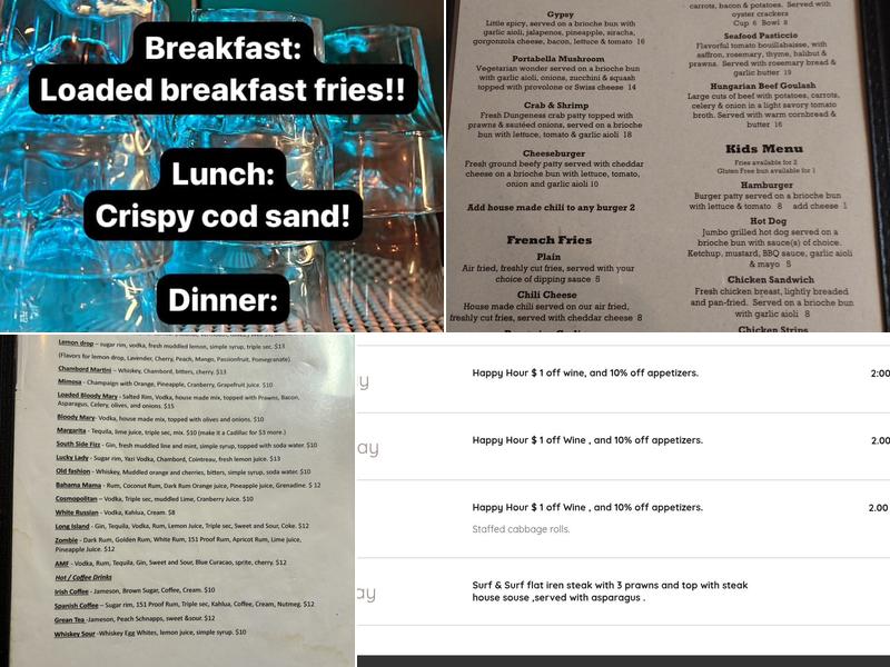 Mari's Kitchen Menu