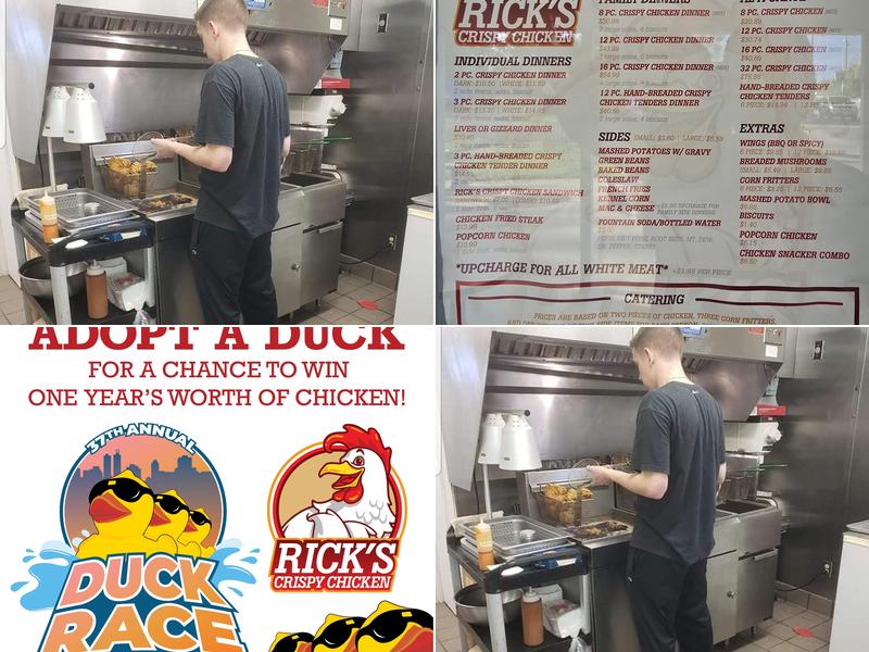 Rick’s Crispy Chicken Menu